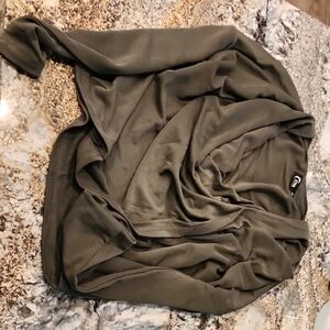 Zyia Olive Green Drape Cardigan
